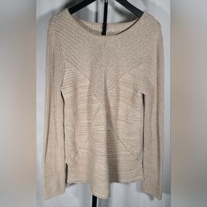 Dana Buchman Light Beige Knit Top